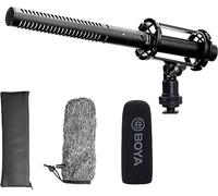 BOYA Microphone XLR BY-BM6060, Micro à condensateur supercardioïde avec Alimentation fantôme 24/48 V pour caméra, caméscope, Interview, Enregistrement d'émissions de télévision, Podcast