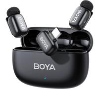 Boya Audio Microphone sans fil Mini 2 – ultracompact, réduction bruit IA -40 dB, USB-C, portée 100 m