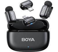 Boya Mini 2 (2 TX + 1 RX USB-C + 1 RX Lightning) noir
