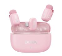 BOYA Mini 2 Micro Cravate sans Fil pour iPhone & Android, USB-C, Rose