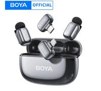 BOYA Mini 2 Microphone Lavalier sans fil AI réduction du bruit Mini micro pour iPhone 6-14/15-17 USB-C enregistrement vidéo de téléphone Android mini 2-04-Gift