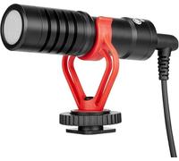 BOYA Mini Microphone cardioïde by-MM1 - Condensateur électrique + Clip de téléphone en Aluminium - pour iPhone 6/6 Plus/5/5 Plus - Samsung Huawei - Enregistrement sonore vidéo
