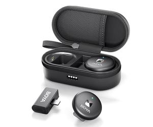 BOYA OMIC-D Lavalier Microphone pour iPhone, sans Fil, Mini iPhone et iPad, Microphone Externe pour téléphone Portable, Vlog, Podcast, Streaming en Direct, Plug Play