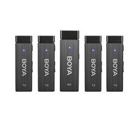 Boya Wireless microphone 1 RX-4TX TRRS-TRS | ✅Prix compétitifs