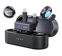 BOYALINK-3 Micro Cravate sans fil pour iPhone/Android/Caméra/PC/Tablettes suppression du bruit AI 300M pour Vlogging Interview