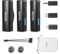 BOYALINK A2 Micro Cravate sans Fil, 3 en 1 Micro iPhone Vlog Podcast Live Stream