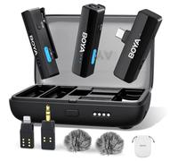 BOYALINK Mini Micro Cravate Sans Fil USB-C Lightning iPhone Android Caméra PC