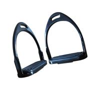 BOYANDM 1 paire d'étriers antidérapants pour les amateurs d'équitation avec coussinets en caoutchouc et aluminium antirouille