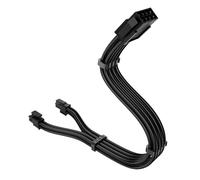 BOYANDM Câble d'alimentation Amovible CPU 11.8 Pouces 8 Broches À 4 + 4 Broches Cordon en Nylon pour Adaptateur De Fournitures De Carte Mère