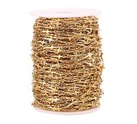 BOYANDM Chaînes De Câble Torsadées en Or Acier Inoxydable Lien D'extension Bijoux Vrac pour La Fabrication Colliers
