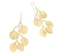 BOYANDM Collier Ras Du Cou Élégant En Feuille De Ginkgos Boucles D'oreilles Couleur Or/argent Tendance Avec Diverses Compatibilités Tendance Esthétique