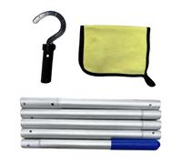 BOYANDM Consistent Collection de nettoyage de piscine à 7 composants destinée aux nettoyeurs robotiques avec poignée extensible en aluminium télescopique pour nettoyeur de piscine