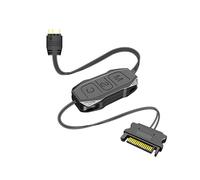 BOYANDM Contrôleur de lumière 5 V 3 broches ARGB 5 V 3 broches pour PC de bureau, modes rapides, contrôleur de bandes lumineuses à commutation