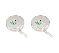 BOYANDM Ensemble de loquets de porte de salle de bain polyvalents en acier inoxydable brossé avec affichage intuitif des statuts pour salle de bain