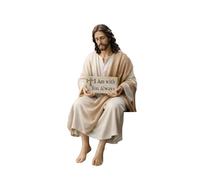 BOYANDM Figurine miniature peinte à la main en résine représentant un compagnon de bureau offrant un confort spirituel quotidien