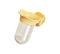 BOYANDM Fournisseur d'oiseaux moulés décoratifs en forme de fleur - Récipient à eau à suspendre pour conserver les légumes jusqu'à 48 instants - Petits animaux suspendus - Fournisseur de légumes