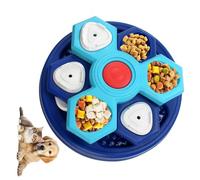 BOYANDM Gamelle robuste en polypropylène pour chien avec 3 sections rotatives pour réduire la consommation rapide et améliorer le temps des repas