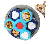 BOYANDM Gamelle robuste en polypropylène pour chien avec 3 sections rotatives pour réduire la consommation rapide et améliorer le temps des repas