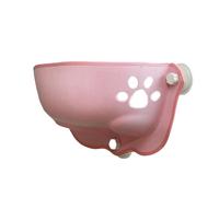 BOYANDM Hamac à ventouse pour chats - Petit perchoir pour fenêtre - Économie d'espace - Perchoir monté sur roulement lourd - Pour bain de soleil - Pour animal domestique