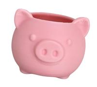 BOYANDM Joli pot de fleurs en forme de cochon fabriqué à la main avec un excellent drainage adapté pour les amateurs de plantes grasses et pour offrir des plantes succulentes