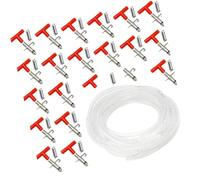 BOYANDM Lagomorph Lot de 20 bouteilles et tuyau d'arrosage pour une alimentation en eau propre continue contre la technologie d'évacuation