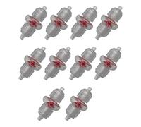 BOYANDM Lot de 10 clapets anti-retour unidirectionnels pour pompe à air d'aquarium, tube de 1,9 cm, anti-retour, accessoires d'aquarium, rouge à carreaux