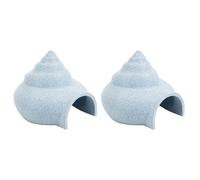 BOYANDM Lot de 2 maisons de coquillages artificiels pour abris et aquariums paysagers