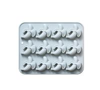 BOYANDM Moule Réutilisable en Silicone en Forme De Banane 12 Pièces Résistant À La pour La Cuisson du Savon des Bougies Plateau À Glaçons Banane