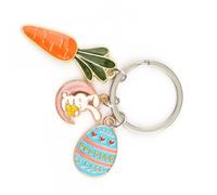 BOYANDM Porte-clés lapin tendance avec couleurs vives pour ajouter du plaisir à la vie quotidienne. Joli porte-clés conies, b, taille unique