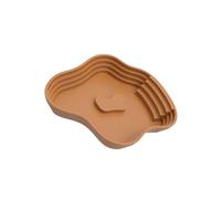 BOYANDM Récipient d'eau Incliné pour Animaux Plate-Forme D'espace De Simulé pour Tortues Amphibiens Grand Bol d'alimentation en Plastique pour Tortues