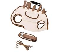 BOYANDM Sacs élégants pour animaux domestiques avec double méthode de transport pour la main et l'épaule pour un transport sûr et confortable, sac à main de voyage confortable