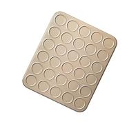 BOYANDM Sturdy Macaron and Biscuits Molds Easy Demold 30 Cavity Macaron Bakewares Biscuits Baking Sheet for Home Durable Molds