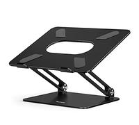 BoYata Support pour Ordinateur Portable, Support de Refroidissement à Sable Multi-Angle, Compatible avec MacBook Pro/Air et Ordinateurs Portables (10-17 Pouces)(Noir)