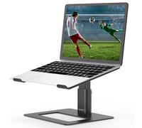 BoYata Support pour Ordinateur Portable, Support Ergonomique pour Ordinateur Portable Réglable en Hauteur, Support PC Portable Compatible avec MacBook Pro/Air, Dell, HP, Acer de 10 à 17''-Noir