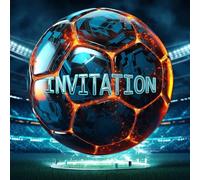 BOYATONG 12PC Carte Invitation Anniversaire Garcon, Anniversaire Football Garcon Carte Invitation Anniversaire Enfant, Pour un Anniversaire d'Enfant ou un Match de Football