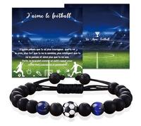 BOYATONG Bracelet Foot, Cadeau Garcon 4 5 6 7 8 9 10 11 12 13 14 15 16 Ans, Petits Cadeaux Calendrier Avent Football, Surprise pour Calendrier de l'Avent Garcon, Cadeau Noel Ado