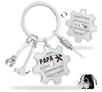 BOYATONG Cadeaux pour papa, cadeau d'anniversaire pour papa, argenté