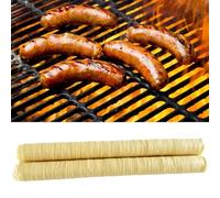 Boyau à Saucisses 20 mm x 14 m | 2 Pièces Boyaux de Collagène pour Produits Faits Maison et Saucisses pour Fumage à Froid, Fumage Chaud, Bouillir et Rôtir