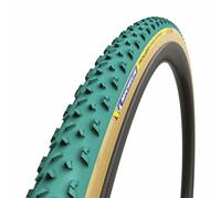 Boyau cyclocross michelin power cyclocross mud tubular 700 mm hd bead to bead protection latex vert