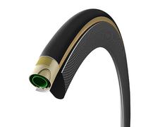 Boyau piste 700 x 23 Vittoria pista speed graphene noir flancs miel 320tpi 200g