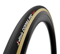 BOYAU ROUTE 700 X 28 VITTORIA CORSA PRO NOIR-FLANCS MIEL GRAPHENE SILICA 340g