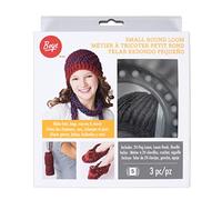 Boye Ensemble de métier à Tricoter Rond en Plastique Petit Tisser Circulaire, Multicolore, 24 Pegs and 5,5" Diameter