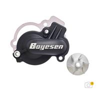 Boyesen Couvercle de pompe à eau + turbine SuperCooler - noir