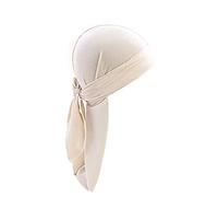 Boyfriend Cardig Velours Dur Pirate Cap Foulards Headwraps en Plein Air Cyclisme Bonnets Sport Bandana Chapeau Longue Queue Pirate Hat Beige