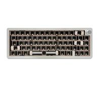 BOYI GMK67 - Kit de clavier mécanique RVB à 65 % en alliage d'aluminium, remplaçable à chaud BT5.0/2.4G/Type-C tri-mode sans fil CNC RVB, kit de montage de joint de clavier mécanique RVB personnalisé,