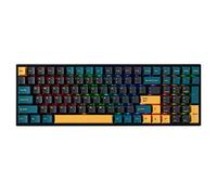 BOYI TK96 Mars Green RGB Hot Swap Clavier mécanique sans fil 2,4 GHz/BT5.0/filaire N-Key Rollover personnalisé ergonomique pleine taille 100 touches OEM Commutateur jaune Gateron pour jeux PC/MAC