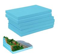 BOYIFEIJIE Lot de 6 plaques de mousse rigide - Pour bricolage - Modèle de bricolage - Plaque en mousse rigide - Pour modélisation de paysage (30 x 20 x 2 cm)