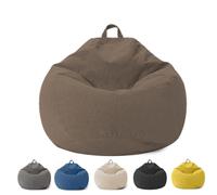 BOYIFEIJIE Pouf pour enfants et adultes - Housse de pouf sans rembourrage avec fermeture éclair - Pour adultes et enfants - 100 x 120 cm - Pour chambre à coucher, bureau, salon, terrasse (café)