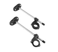 BOYITES Pare-Brise Moto Support Universel Kit Montage Pare-Brise Carénage Moto pour Vélo Rue avec Guidon 22MM 25MM 28MM Moto Pare-Brise