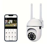 Boykeep Caméra Surveillance 2.4G WiFi - 1080P avec 360° PTZ - Vision Nocturne Détection de Mouvement - pour bébé ou animaux